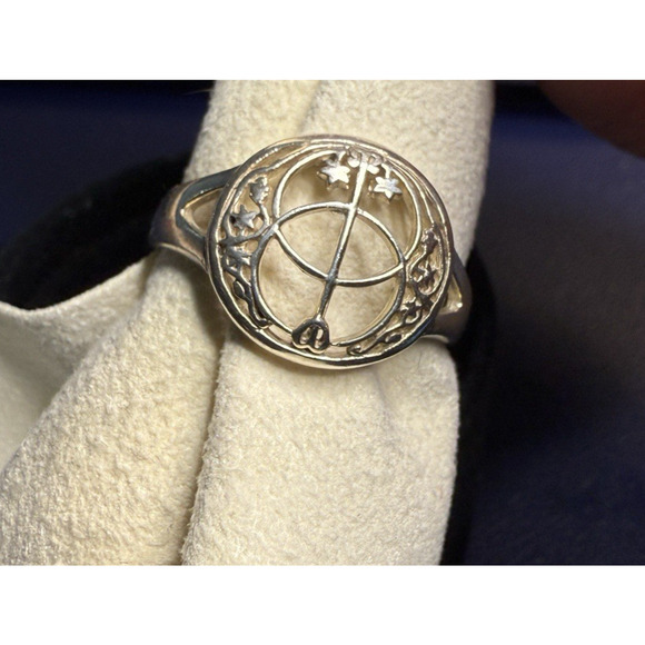 Vintage Peter Stone Sterling Silver Celtic Chalice Ring PSCL Sz 11.25 PSCL 925 - Picture 8 of 16